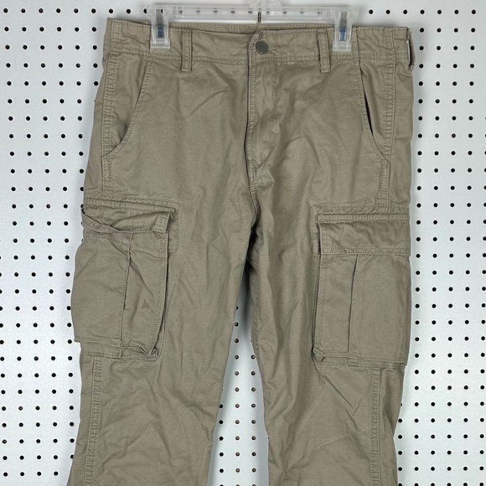 Levi's Cargo Pants Kahki Tan Chunky Loose Fit‎ Straight Skater Men's Size 32x32